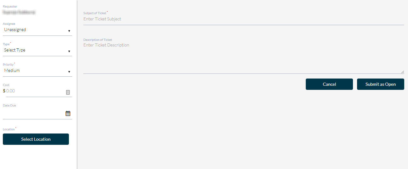 quickly create a service ticket for security system maintenance