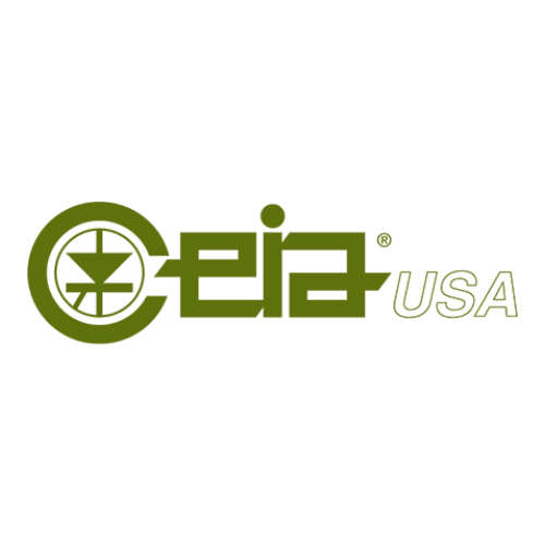 CEIA USA logo. Company name written in green with decorative symbol within the letter C.